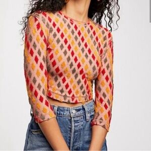 Free People Magic Carpet Crop Top